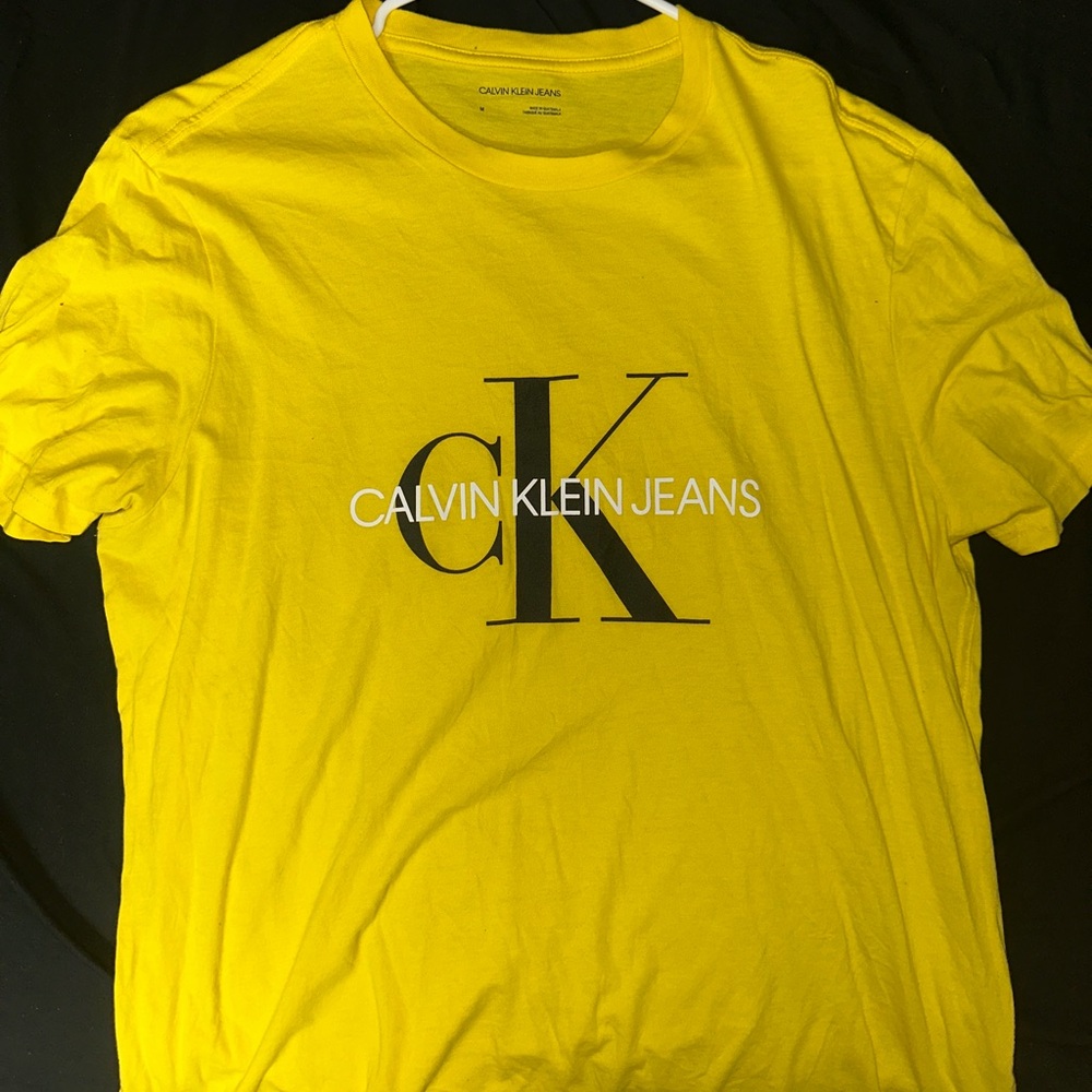 Calvin Klein Yellow T shirt